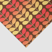 Deens leren uit de middeleeuwen, bruin, Oranje en  Tissuepapier (Detail)