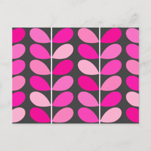 Deens leren uit de middeleeuwen, Fuchsia Pink en G Briefkaart