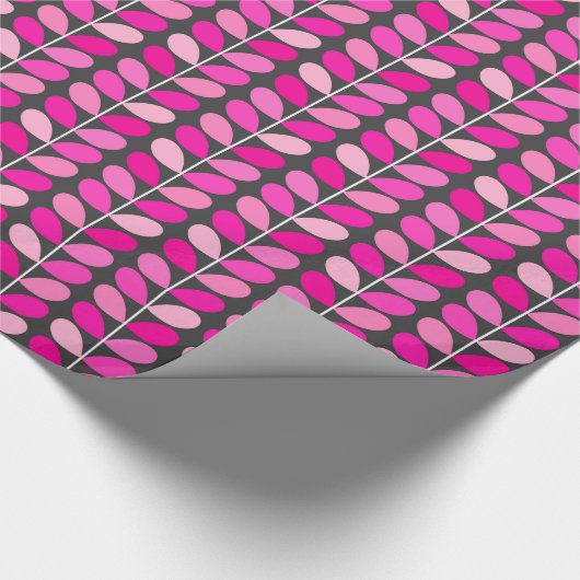 Deens leren uit de middeleeuwen, Fuchsia Pink en G Cadeaupapier (Hoek)
