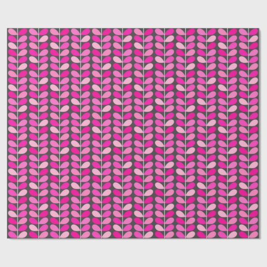 Deens leren uit de middeleeuwen, Fuchsia Pink en G Cadeaupapier (Vlak)