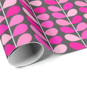 Deens leren uit de middeleeuwen, Fuchsia Pink en G Cadeaupapier