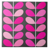 Deens leren uit de middeleeuwen, Fuchsia Pink en G Tegeltje (Voorkant)