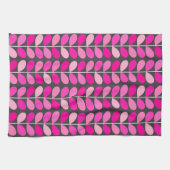 Deens leren uit de middeleeuwen, Fuchsia Pink en G Theedoek (Horizontaal)