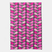 Deens leren uit de middeleeuwen, Fuchsia Pink en G Theedoek (Verticaal)