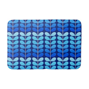 Deens leren uit de middeleeuwen, marineblauw en ko badmat