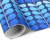 Deens leren uit de middeleeuwen, marineblauw en ko cadeaupapier (Rol Hoek)