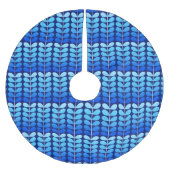 Deens leren uit de middeleeuwen, marineblauw en ko kerstboom rok (Voorkant)