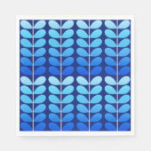 Deens leren uit de middeleeuwen, marineblauw en ko servet (Voorkant)