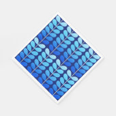 Deens leren uit de middeleeuwen, marineblauw en ko servet (Hoek)