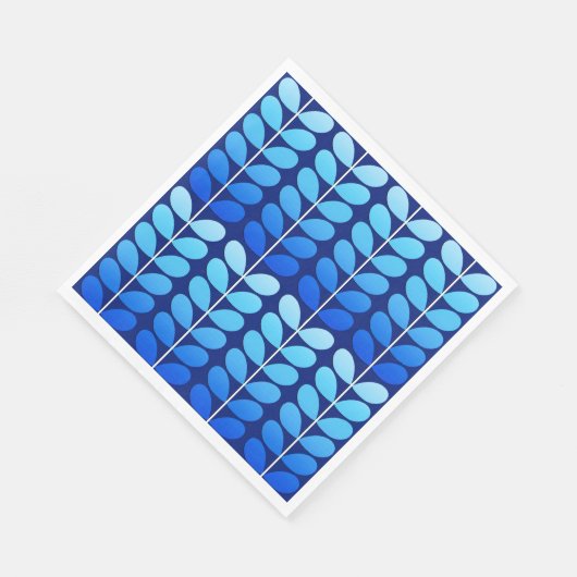 Deens leren uit de middeleeuwen, marineblauw en ko servet (Hoek)