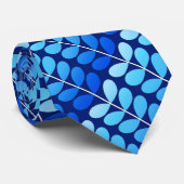 Deens leren uit de middeleeuwen, marineblauw en ko stropdas (Opgerold)