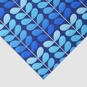 Deens leren uit de middeleeuwen, marineblauw en ko tissuepapier (Detail)