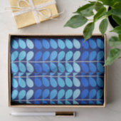 Deens leren uit de middeleeuwen, marineblauw en ko tissuepapier (Geschenk)