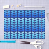 Deens leren uit de middeleeuwen, marineblauw en ko tissuepapier (Craft)