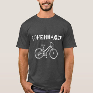 Deens Made Kopenhagen Bike-ontwerppremie T-shirt