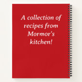 Deens Receptenboek Notitieboek (Achterkant)