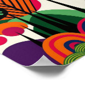 Deens Scandinavisch - minimalistisch modern - Flor Poster (Hoek)