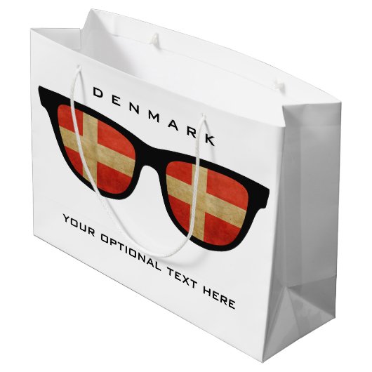 Deens Shades aangepaste tekst & cadeautas voor kle (Achterkant Gekanteld)