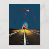 Deens treinreizen Briefkaart (Voorkant)