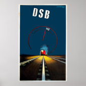  Deens treinreizen Poster (Voorkant)