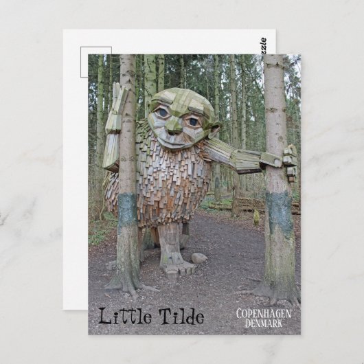 Deens troll die Briefkaart volgt! (Voorkant / Achterkant)