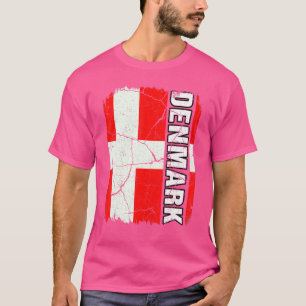 Deens Vlag Denemarken Pride Roots Heritage T-shirt