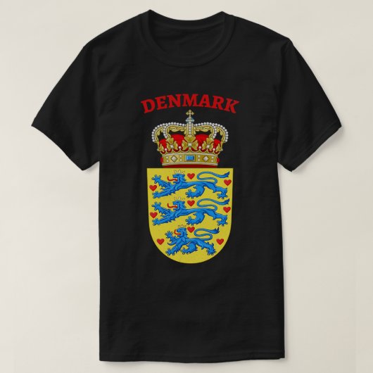 Deens wapen t-shirt (Design voorkant)