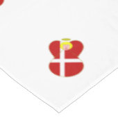 Deense Angel met geblonde lucht Tafelkleed (Gekanteld)