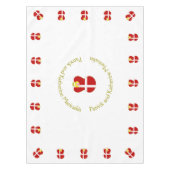 Deense Angel met geblonde lucht Tafelkleed (Voorkant)