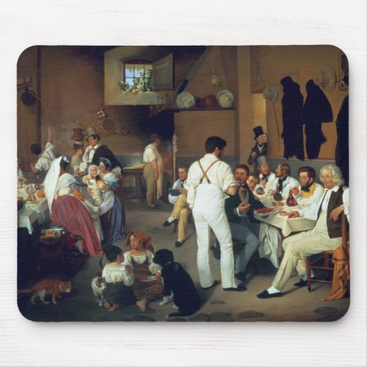 Deense artiesten in de Osteria la Gonsola, Rome, 1 Muismat (Voorkant)