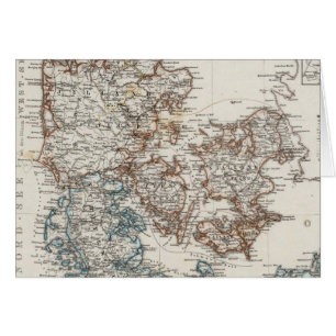 Deense Atlas-kaart met 5 inzetkaarten