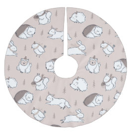 Deense bosdieren Kerstboom accessoire Kerstboom Rok