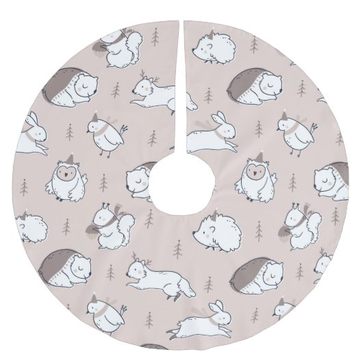 Deense bosdieren Kerstboom accessoire Rok (Voorkant)