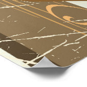 Deense  cartoon-landschapsposter poster (Hoek)