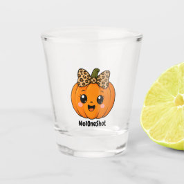 Deense Cute Oranje Kleine Pompoen Aanpassen Naam Shot Glas