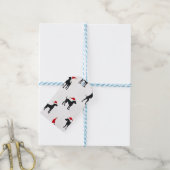 Deense Dog Cadeaulabel (Met Touw)