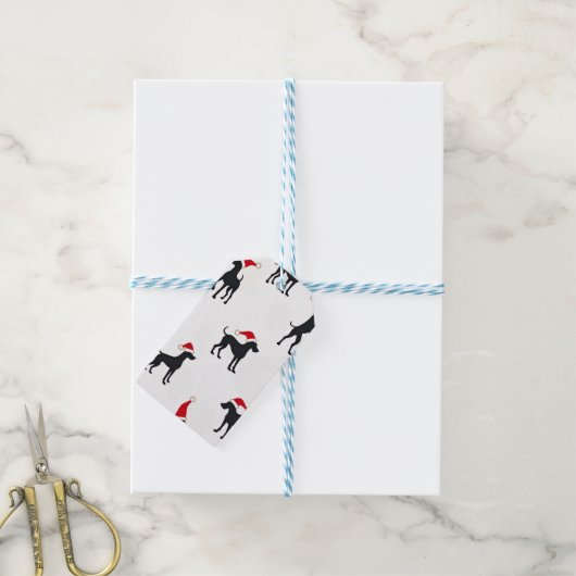Deense Dog  Cadeaulabel (Met Touw)