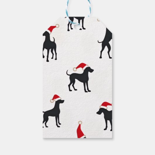 Deense Dog  Cadeaulabel (Achterkant)