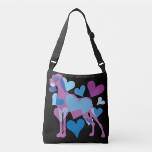 Deense dog crossbody tas