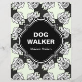 Deense dog Flyer (Achterkant)