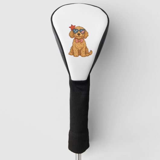 Deense dog golfheadcover (Voorkant)