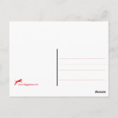 Deense Dog in mijn hart Briefkaart (Achterkant)