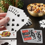 Deense Dog Kleine Vriend Pokerkaarten (Insitu)
