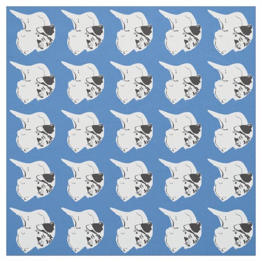 Deense Dog Kop Stof (Swatch)