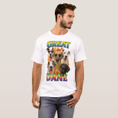 Deense Dog Kopie T-shirt (Voorkant volledig)
