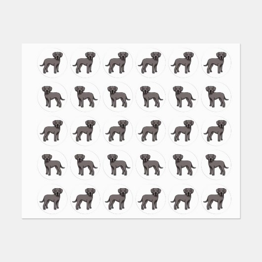Deense dog labels (Vel)