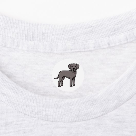 Deense dog labels (Aangebracht)