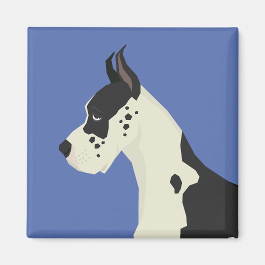 Deense dog magneet (Voorkant)