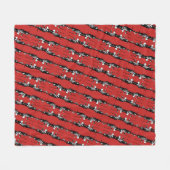 Deense dog Mister Alf Fleece Deken (Voorkant (Horizontaal))