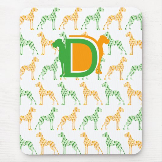 Deense Dog Muismat (Voorkant)